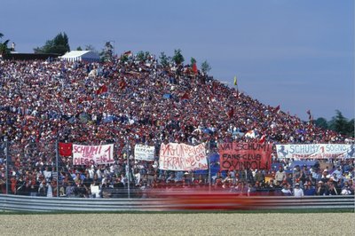 1996 San Marino GP, Imola, Michael Schumacher, Ferrari F310. Finished 2nd position by Anonymous - print