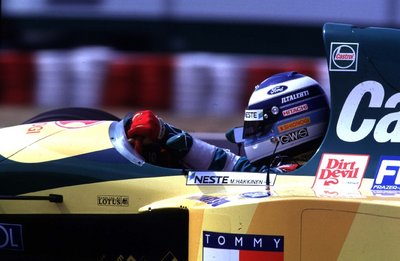 1992 FORMULA 1 CHAMPIONSHIPMIKA HAKKINEN LOTUS 107 by Anonymous - print