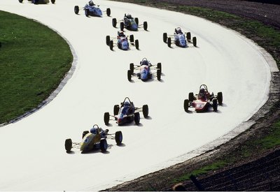 1992 Formula Ford Festival, Brands Hatch. Always close racing, especially in the wet by Anonymous - print