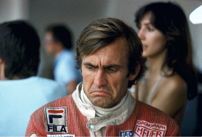 1978 Formula 1 World Championship. Carlos Reutemann in a sombre mood by Anonymous - print