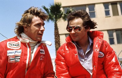 James Hunt and Barry Sheene by Anonymous - print