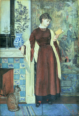 At Home: A Portrait, 1872 by Walter Crane - print