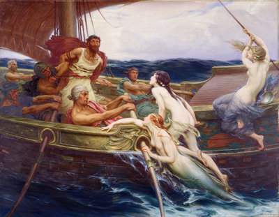 Ulysses and the Sirens, 1910 by Herbert James Draper - print