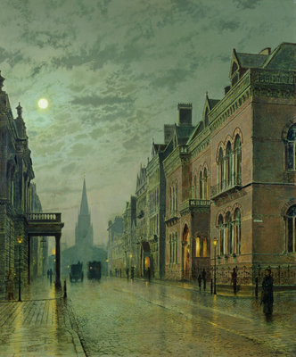 Park Row, Leeds, 1882 by John Atkinson Grimshaw - print