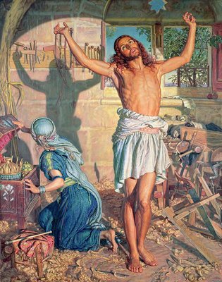 The Shadow of Death, 1870-73 by William Holman Hunt - print