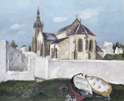 Treboul Church, Brittany, 1930 by Christopher Wood - print