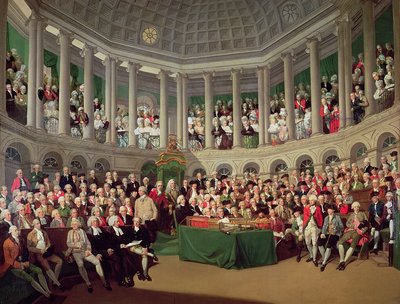 The Irish House of Commons, 1780 by Francis Wheatley - print
