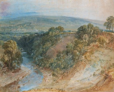 Valley of the Washburn, 1818 by Joseph Mallord William Turner - print