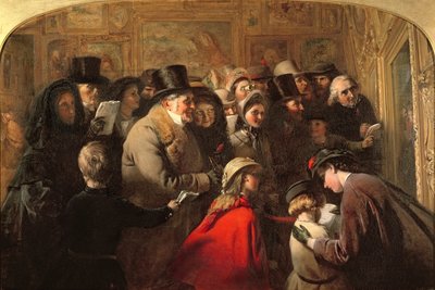 Public Opinion by George Bernard O'Neill - print