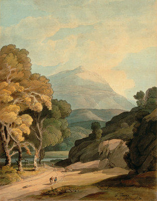 Near Maentwrog, North Wales by Francis Towne - print