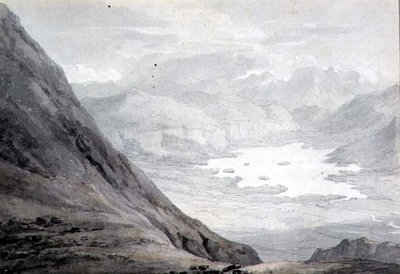 Derwentwater from Skiddaw by Thomas Hearne - print