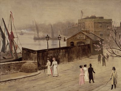 Lindsey Wharf by Walter Greaves - print