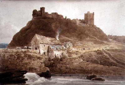 Richmond Castle, Yorkshire, 1800 by Thomas Girtin - print