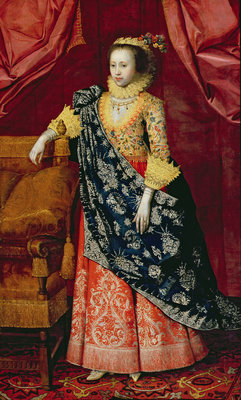 Portrait of a Lady, here called Arabella Stuart by Marcus Gheeraerts - print