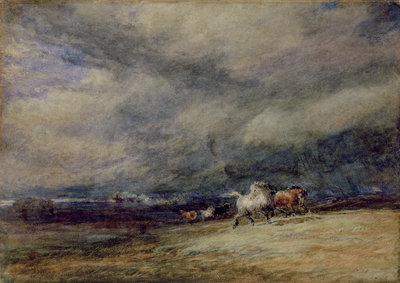 The Night Train, 1849 by David Cox - print