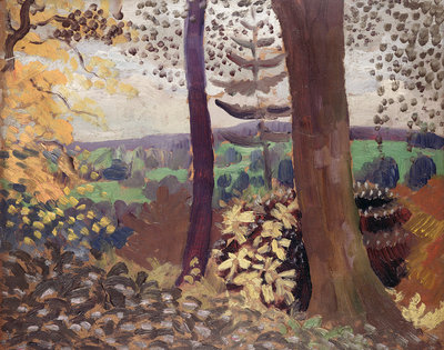 Landscape at Chirk, Clwyd, 1911-12 by Augustus Edwin John - print