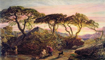 Sunset by Samuel Palmer - print