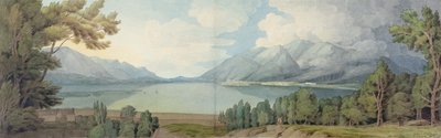 Derwentwater from the South, 1786 by Francis Towne - print