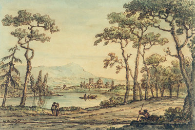 A View of Florence by William Marlow - print