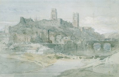 Durham, 1836 by David Roberts - print