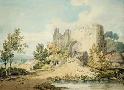 Llanblethian Castle Gateway, 1797 by Joseph Mallord William Turner - print