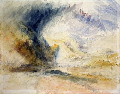 Mount St Gothard by Joseph Mallord William Turner - print