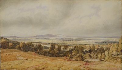 View of Broadway Hill, Worcester by William Turner - print