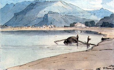 Lake Windermere, 1786 by Francis Towne - print