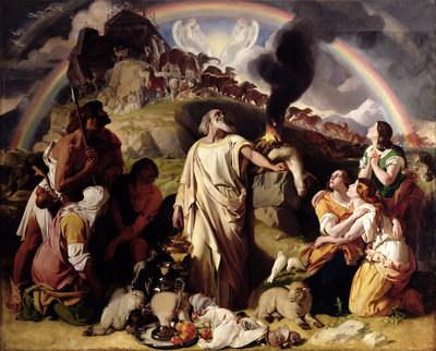 Noah's Sacrifice, 1847-53 by Daniel Maclise - print