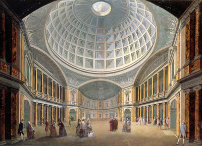 Interior of the Pantheon, Oxford Road, London by William Hodges - print
