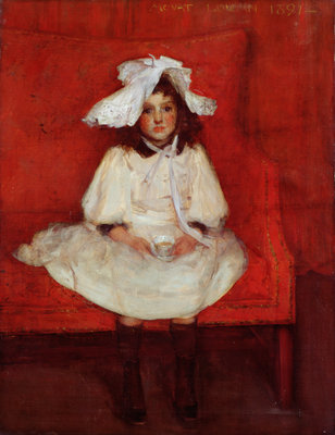 The Red Sofa, 1891 by William Mouat Loudan - print