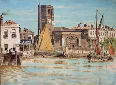 Chelsea Parish Church by Walter Greaves - print