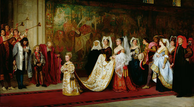 Her Most High, Noble and Puissant Grace, 1865 by Philip Hermogenes Calderon - print