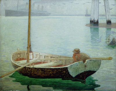 The Outward Bound, 1912 by Frederick Cayley Robinson - print