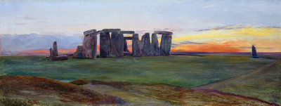 Stonehenge, 1872 by John William Inchbold - print