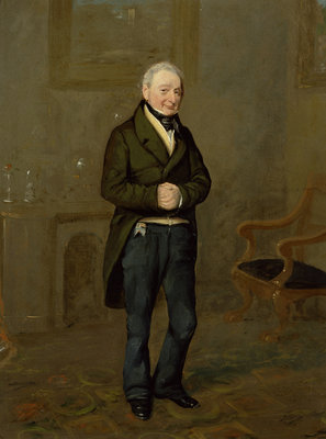 Portrait of a Household Steward of Bramham Park, Yorkshire, identified as John Pollock by George Garrard - print
