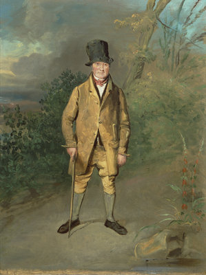 Portrait of a Gardener from Bramham Park, Yorkshire, c.1822 by George Garrard - print