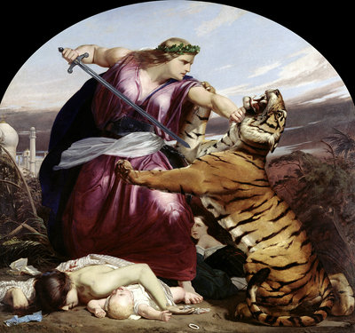 Retribution, 1858 by Edward Armitage - print