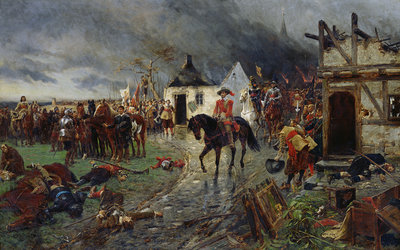 Wallenstein: A Scene of the Thirty Years War by Ernest Crofts - print