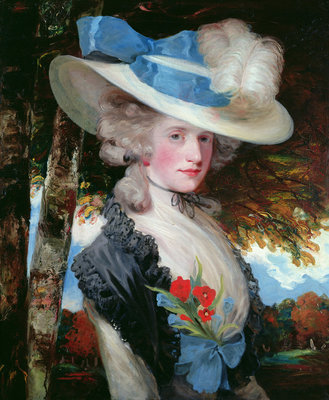 Portrait of The Hon. Mrs Hugo Meynell by John Hoppner - print