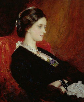 Portrait of The Hon. Mrs Emily Meynell-Ingram by Sir William Blake Richmond - print