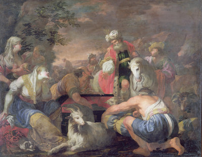 Laban Seeking his Idols by Antonio Bellucci - print