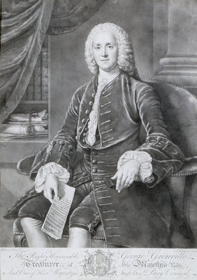 George Grenville by Richard Houston - print