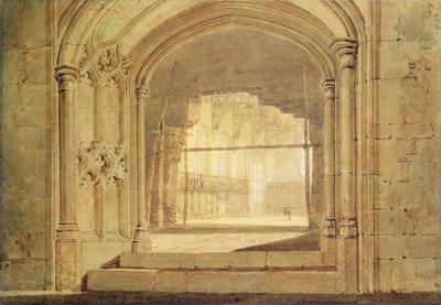 Christchurch Hall, Oxford, c.1800 by Joseph Mallord William Turner - print
