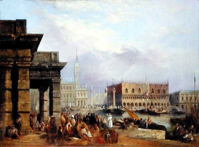 View of Venice by Edward Pritchett - print