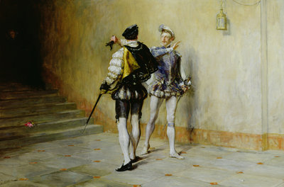 The Commencement of the Quarrel by John Pettie - print