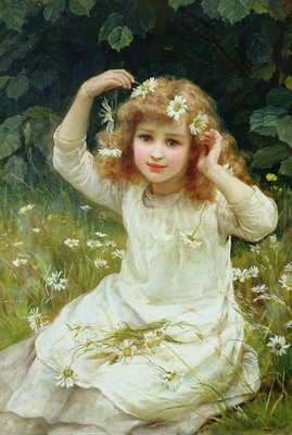 Marguerites, 1889 by Frederick Morgan - print
