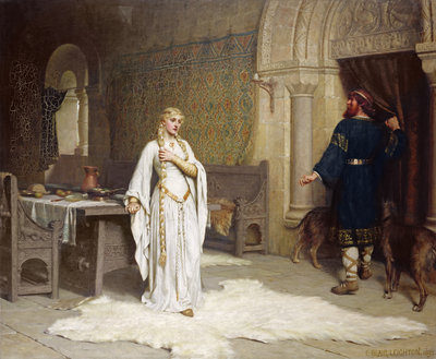Lady Godiva, 1892 by Edmund Blair Leighton - print