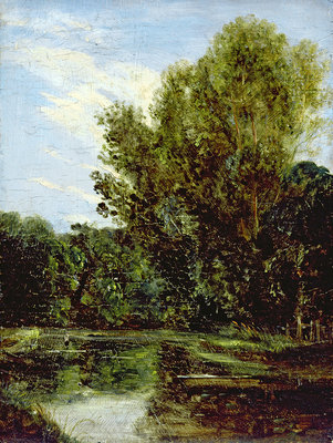 Corner of Hampstead Ponds by John Constable - print