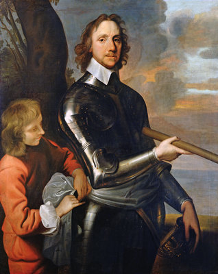 Portrait of Oliver Cromwell by Robert Walker - print